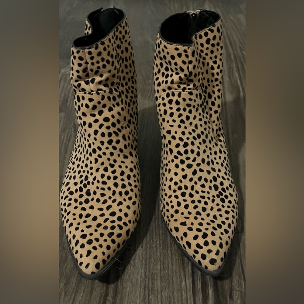 Leopard Tan Booties